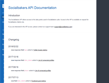 Tablet Screenshot of api.socialbakers.com